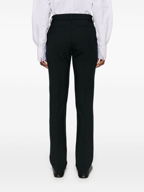 TOTEME Slim Low Rise Pants - Black