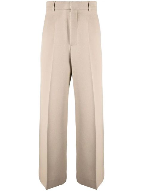 AMI Paris high-waisted palazzo pants - Neutrals - zdjęcie produktu nr 1