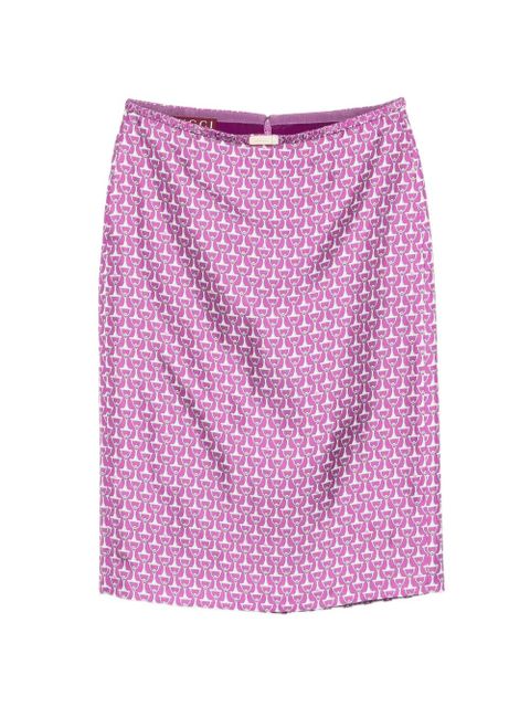 Gucci printed skirt - Purple