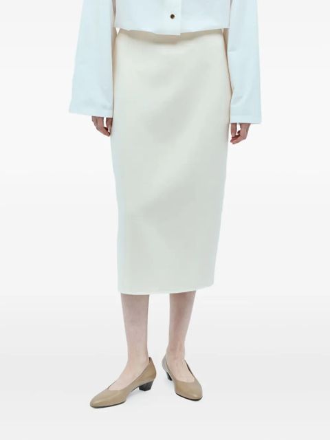 The Row zip-detail midi skirt - Neutrals - zdjęcie produktu nr 1