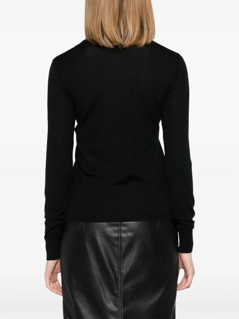 PINKO Liquoroso polo top - Black