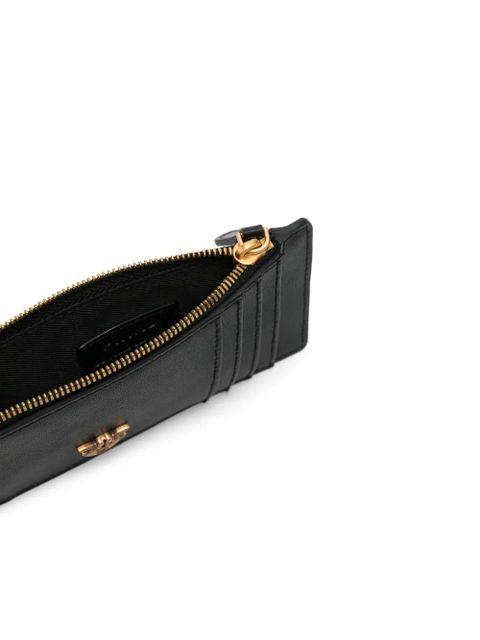 PINKO debossed-logo cardholder - Black