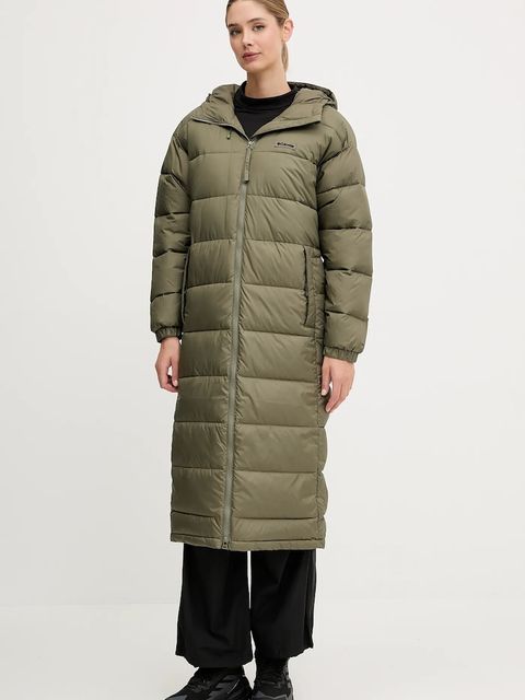 Columbia kurtka sportowa Pike Lake kolor zielony zimowa 2133543 - zdjęcie produktu nr 1