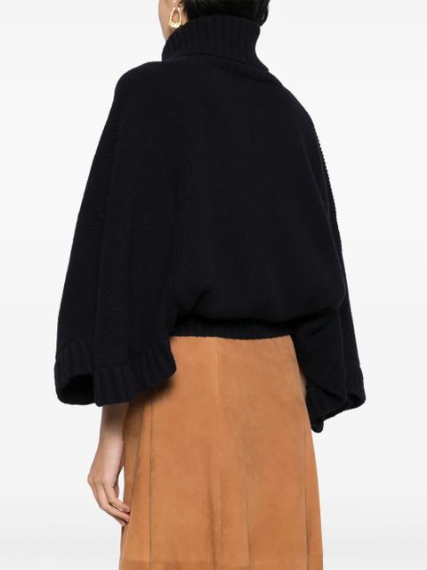 Chloé Short Turtleneck jumper - Blue