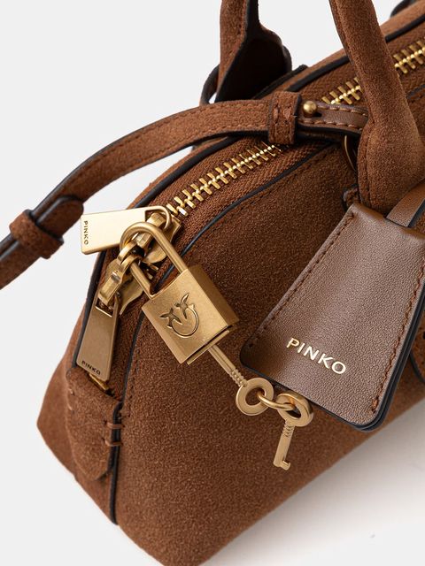 Pinko torebka zamszowa Horizontal