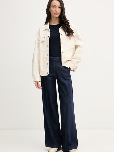 United Colors of Benetton longsleeve damski z wiskozy - zdjęcie produktu nr 1