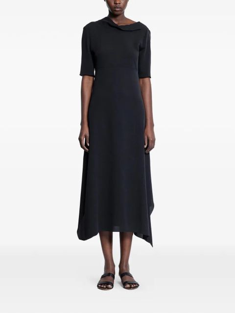 The Row Faded cowl midi dress - Black - zdjęcie produktu nr 2