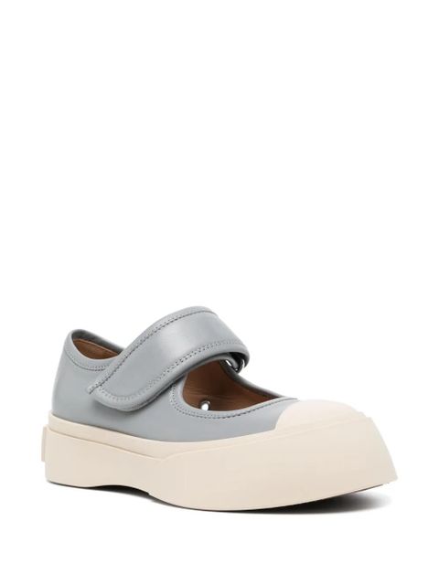 Marni leather sneakers - Grey - zdjęcie produktu nr 2