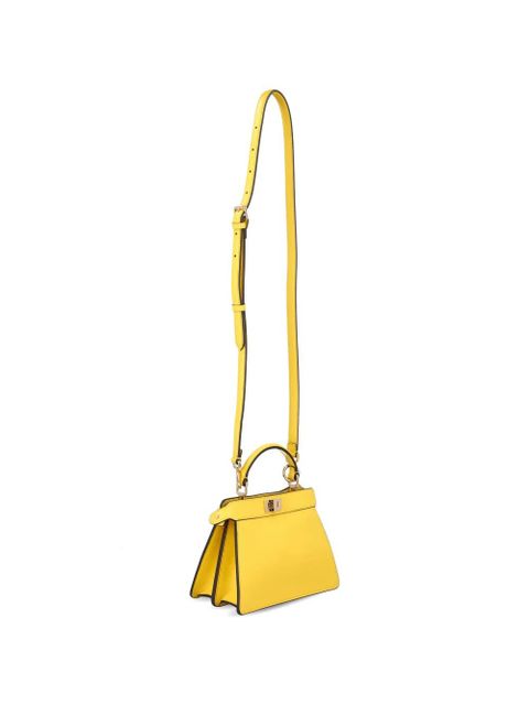 FENDI small Peekaboo ISeeU tote bag - Yellow
