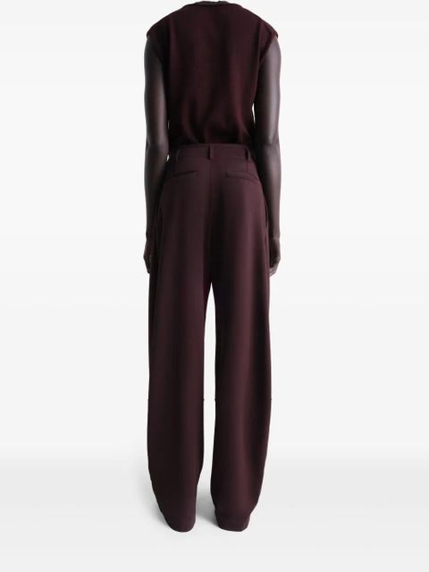 LEMAIRE drop-crotch pants - Brown