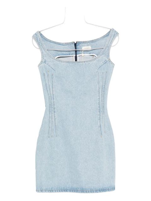 Magda Butrym denim mini dress - Blue