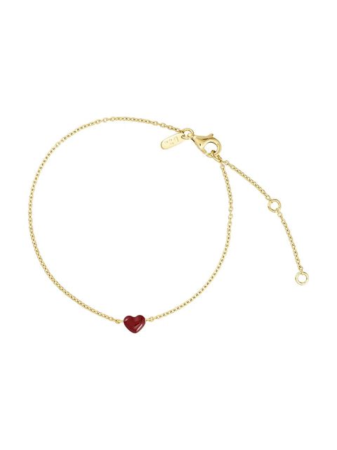 Design Letters bransoletka ze srebra pokrytego złotem