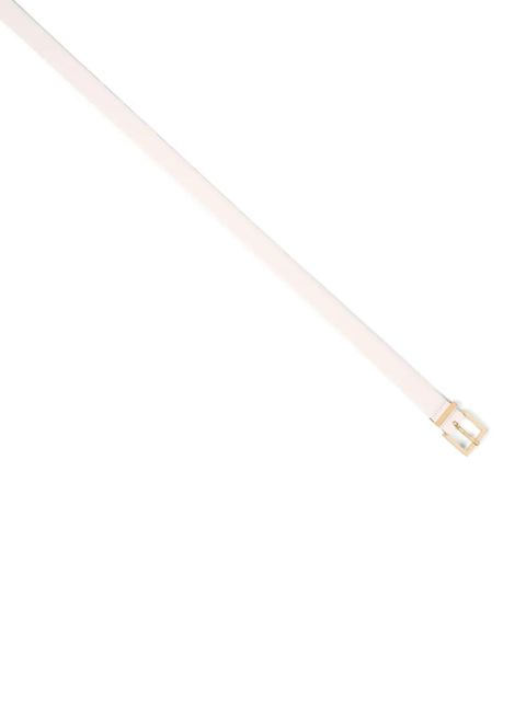 SANDRO square-buckle leather belt - White - zdjęcie produktu nr 2