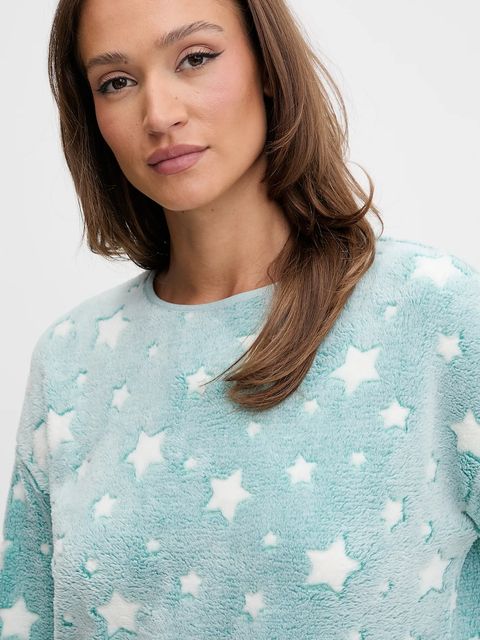 women'secret komplet piżamowy damska kolor niebieski 4752554