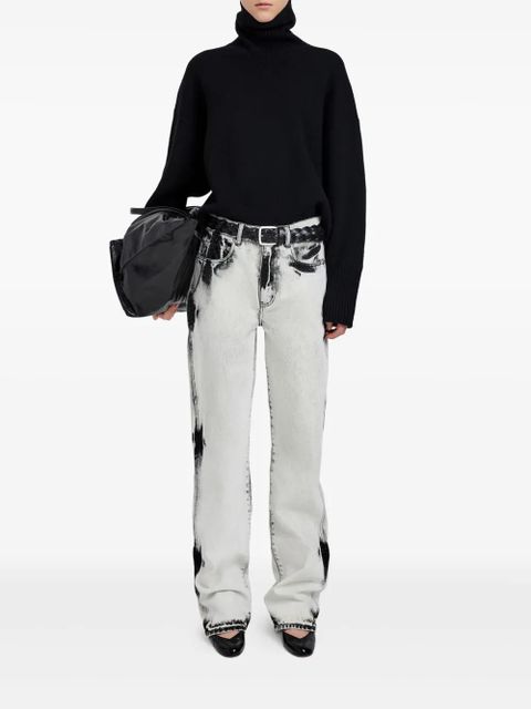 Proenza Schouler bleached-effect straight-leg jeans - White