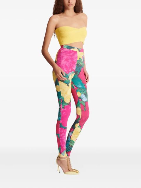 Balmain zip-fastening top - Yellow