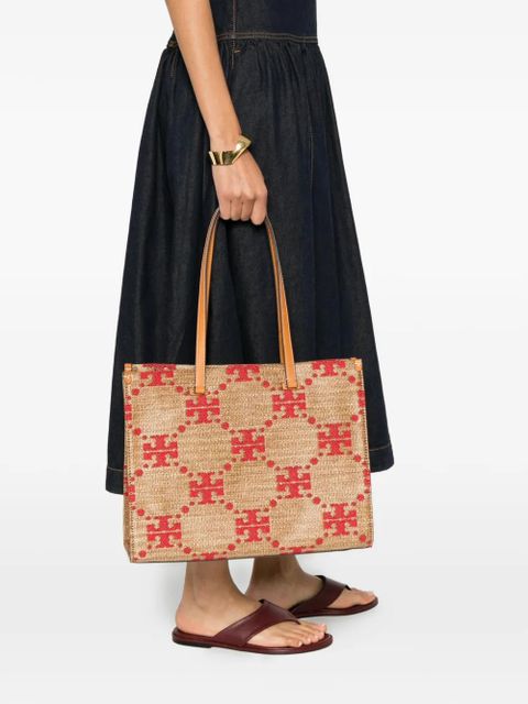 Tory Burch monogram-pattern tote bag - Neutrals - zdjęcie produktu nr 2