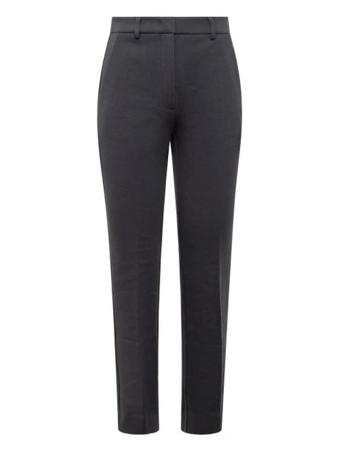 Weekend Max Mara cotton straight-leg trousers - Blue - zdjęcie produktu nr 1