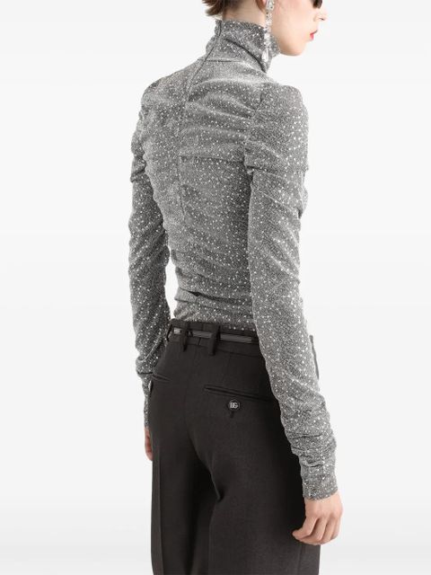 Dolce & Gabbana sequinned top - Silver
