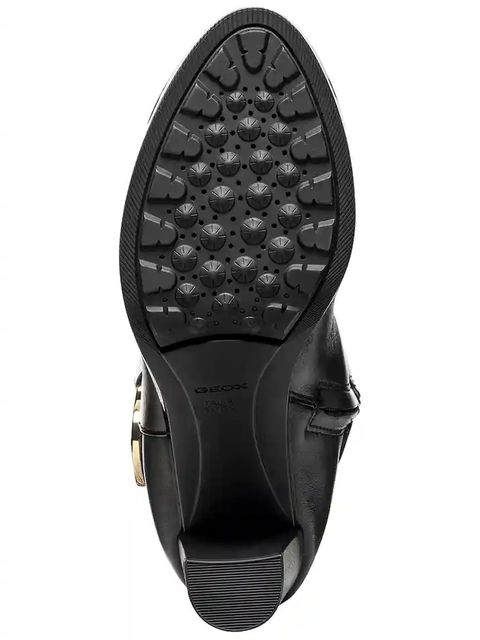 Geox kozaki skórzane D WALK PLEASURE 85 damskie kolor czarny na słupku D56TFB 00043 C9999 - zdjęcie produktu nr 2