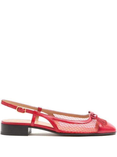 Valentino Garavani Valet Du Roi slingback ballet flats - Red - zdjęcie produktu nr 1