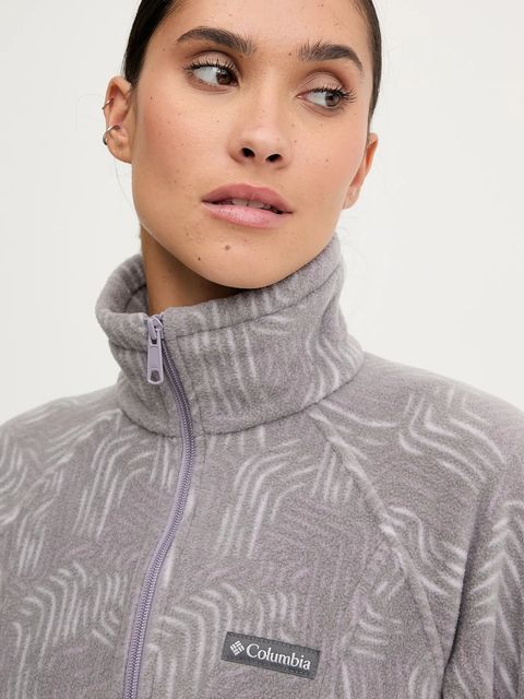 Columbia bluza sportowa Benton Springs kolor szary wzorzysta 2021771 - zdjęcie produktu nr 2