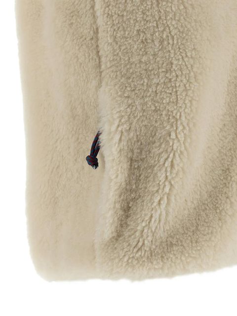 Tory Burch stand-collar fleece gilet - Neutrals - zdjęcie produktu nr 2