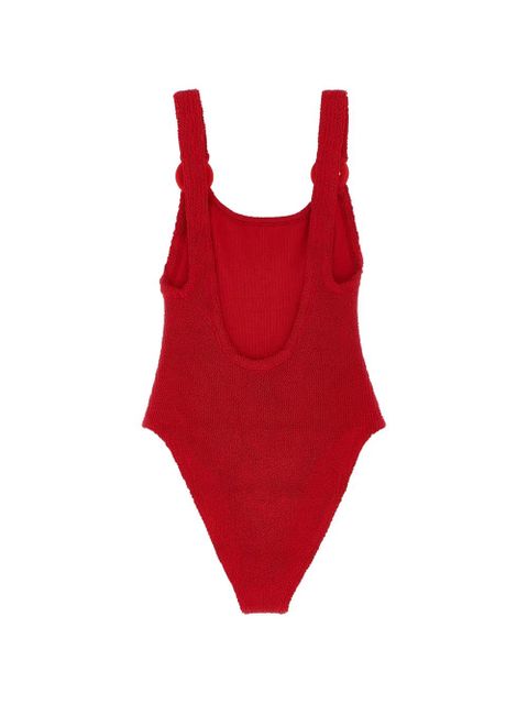 Hunza G Domino crinkle swimsuit - Red - zdjęcie produktu nr 2