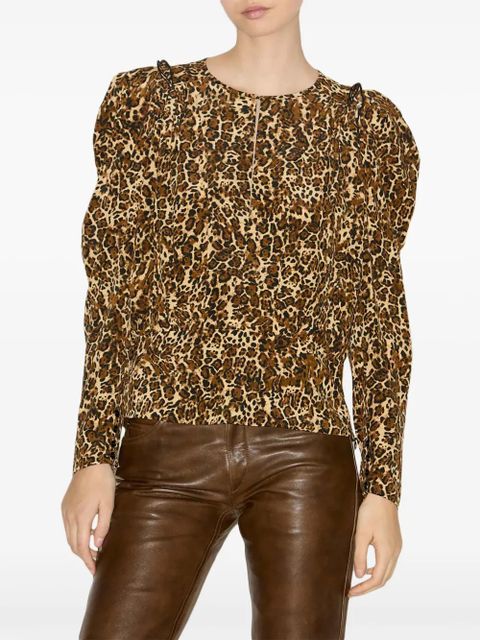 ISABEL MARANT Zarga blouse - Brown - zdjęcie produktu nr 2