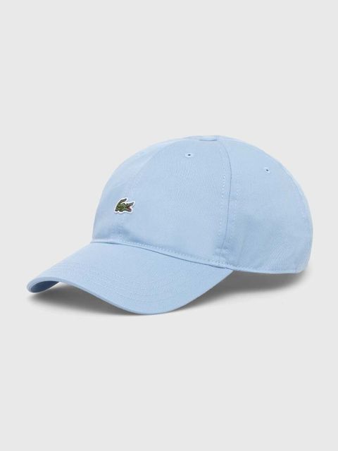 Lacoste czapka z daszkiem bawełniana