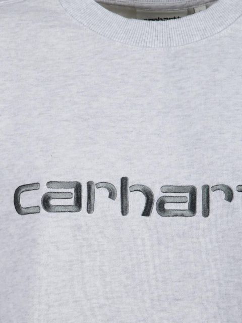 Carhartt WIP printed-logo crewneck sweater - Grey - zdjęcie produktu nr 1
