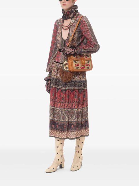 Valentino Garavani Voyage Imaginaire-print shirt - Red - zdjęcie produktu nr 2