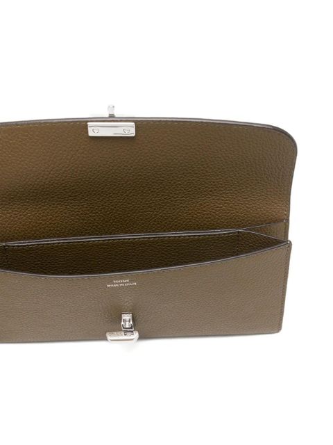 TOTEME T-lock leather wallet - Brown - zdjęcie produktu nr 2