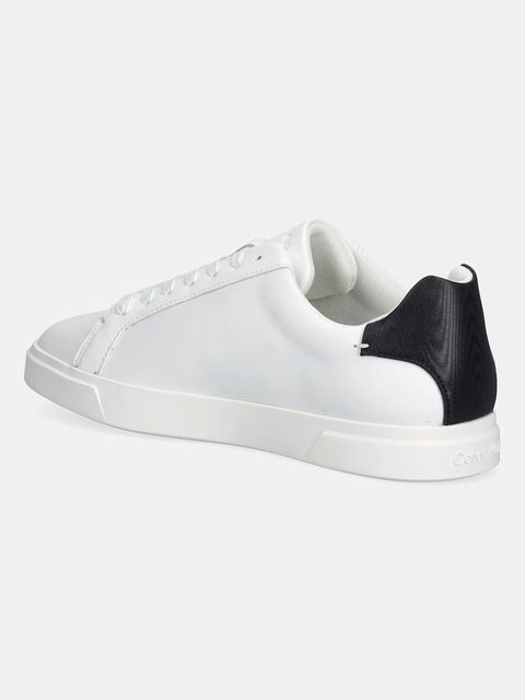 Calvin Klein sneakersy LOW PRO CUP LACEUP LTH MOIRE kolor biały HW0HW02845 - zdjęcie produktu nr 2