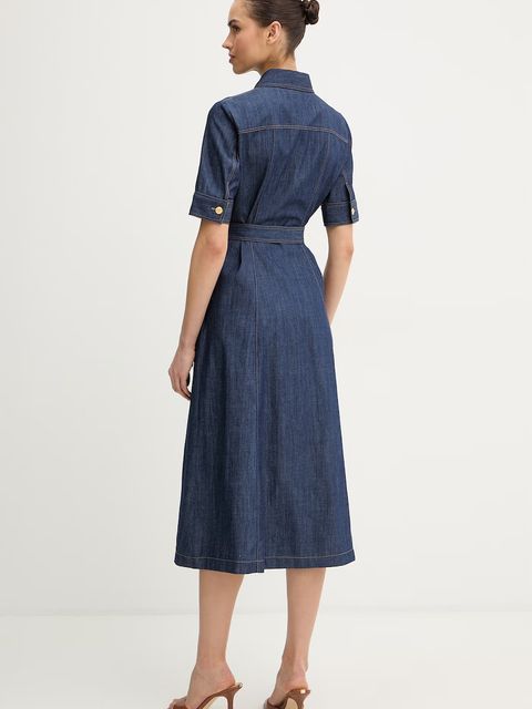 Luisa Spagnoli sukienka jeansowa Periodico