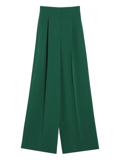 Max Mara pleated-front trousers - Green - zdjęcie produktu nr 1