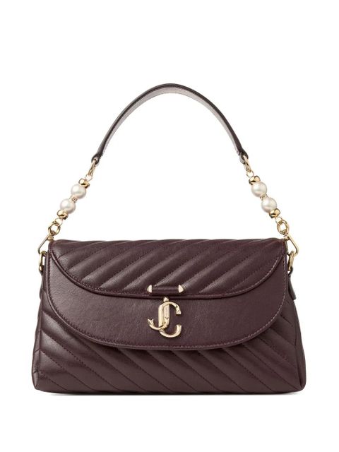 Jimmy Choo Curve quilted shoulder bag - Brown - zdjęcie produktu nr 1