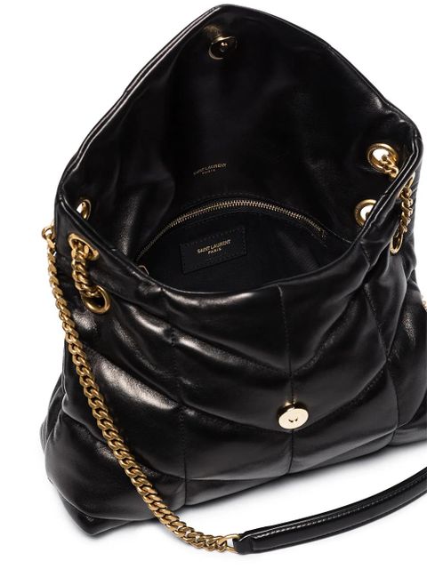 Saint Laurent small Loulou Puffer shoulder bag - Black