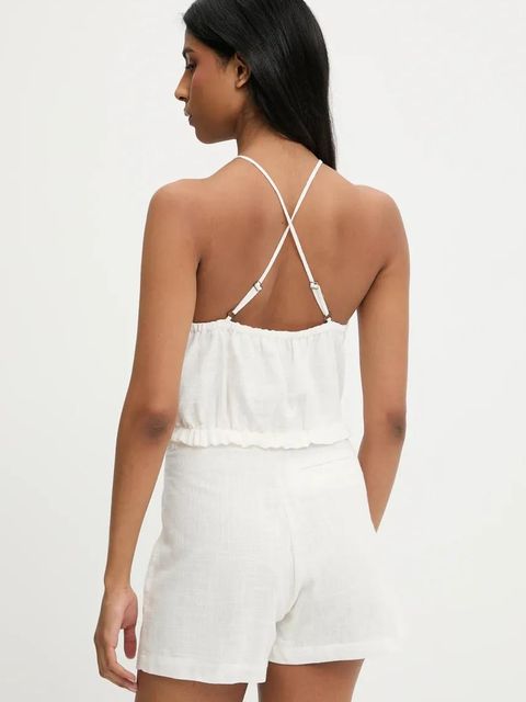 Answear.LAB komplet bawełniany damski kolor beżowy