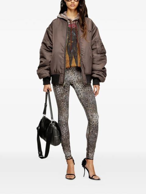 Diesel Meredith-Utlt leopard-print leggings - Neutrals