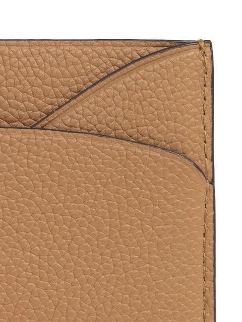 Tory Burch Romy leather card holder - Brown