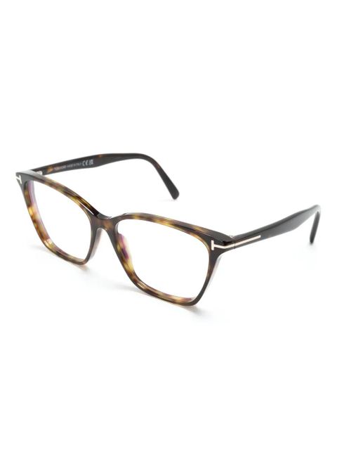 TOM FORD Eyewear square-frame glasses - Brown