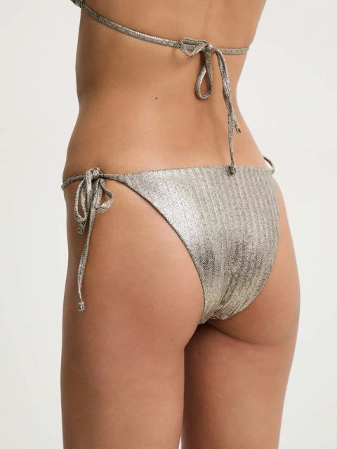 Answear.LAB dwuczęściowy strój kąpielowy kolor złoty lekko usztywniona miseczka