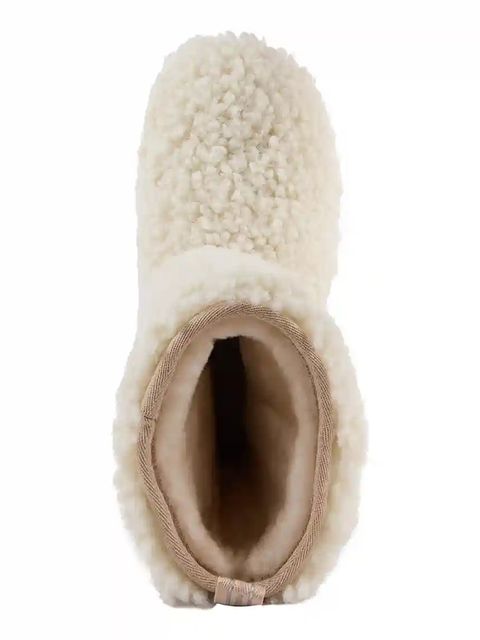 Emu Australia śniegowce wełniane Sharky Lo Teddy kolor beżowy W13200