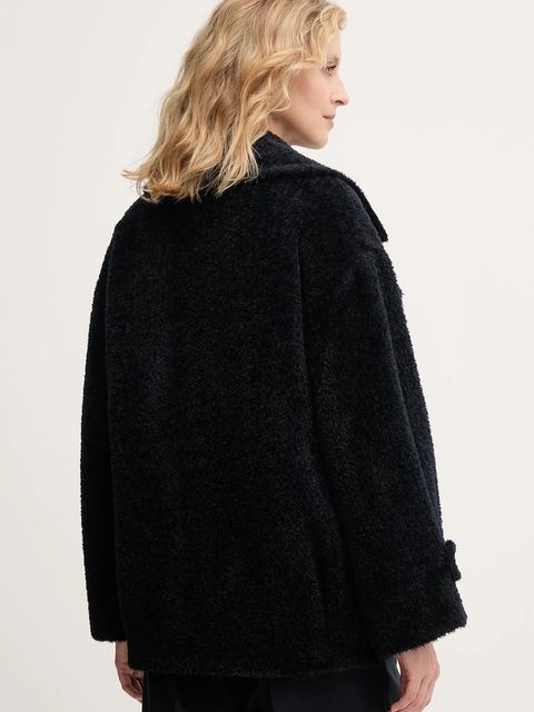 Marella płaszcz wełniany kolor granatowy 2523086091200