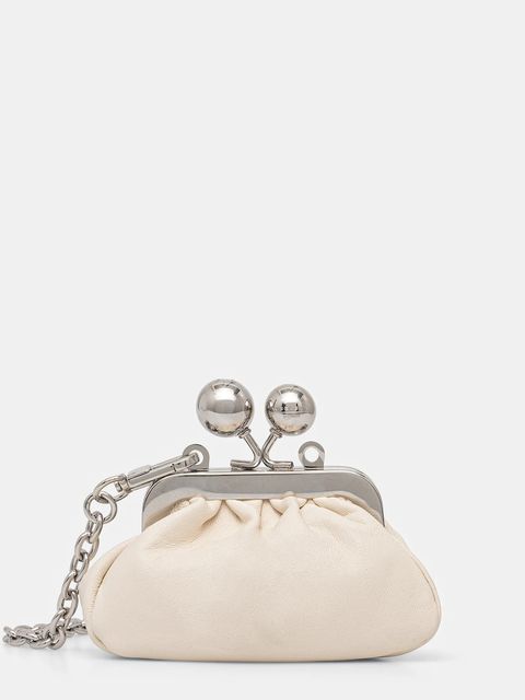 Weekend Max Mara torebka skórzana DIOMEDE kolor beżowy 2615721044600 - zdjęcie produktu nr 1