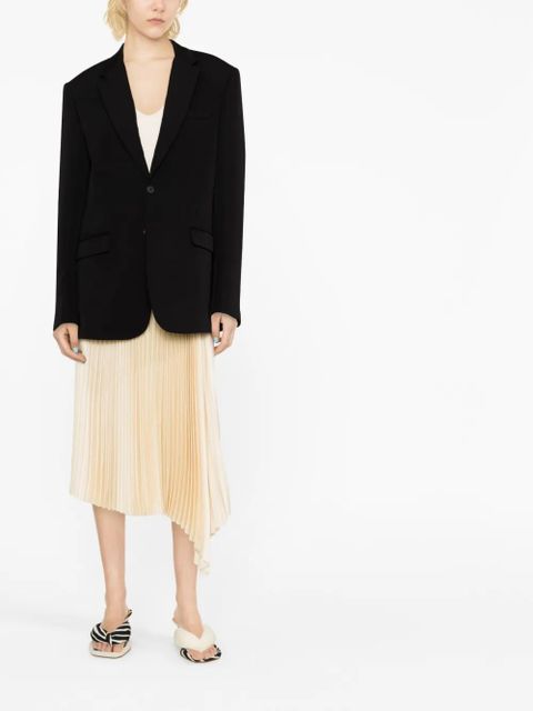 WARDROBE.NYC relaxed-fit single-breasted blazer - Black - zdjęcie produktu nr 2