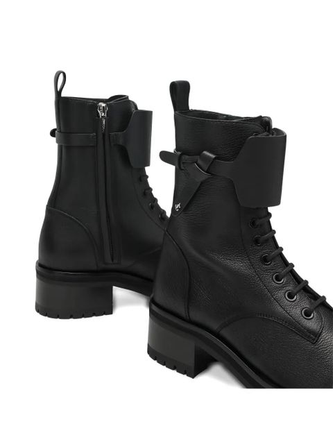 Jimmy Choo Rosabel lace-up combat boots - Black