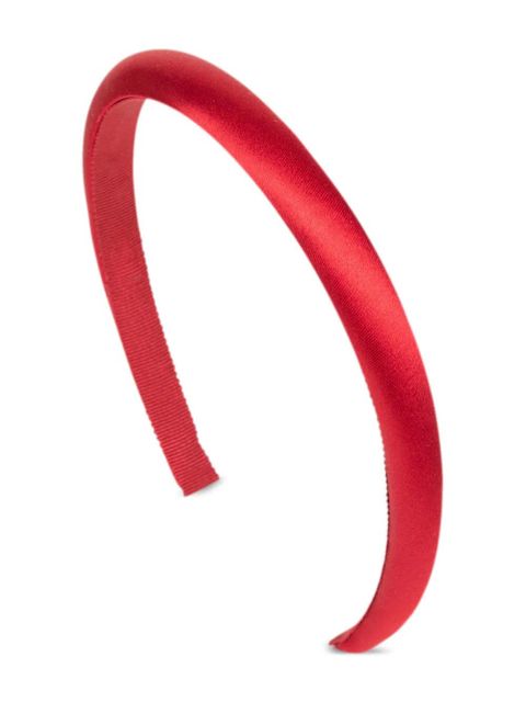 Jennifer Behr Tiana satin headband - Red - zdjęcie produktu nr 1