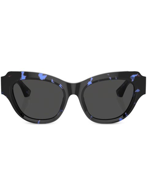 Burberry Eyewear rose monogram cat-eye sunglasses - Blue - zdjęcie produktu nr 1